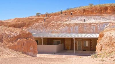 A unique city in the desert region of Australia, people live underground