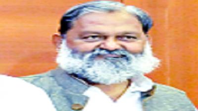 Sports Minister Anil Vij