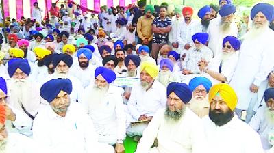 Unity of the Akali Dal leaders Involved in Protest