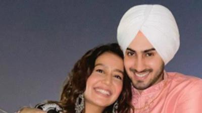 Neha kakkar with Rohanpreet singh