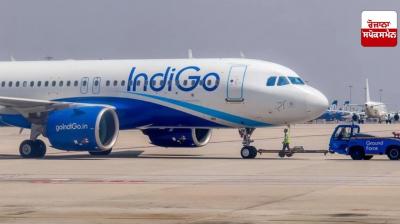 Ahmedabad to Diu  IndiGo flight Engine catches fire news in punjabi