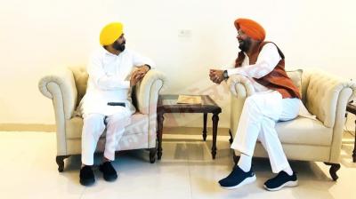 Cabinet Minister Kuldeep Singh Dhaliwal called on CM Bhagwant Mann