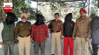 ਪੁਲਿਸ ਨੇ ਚਾਰ ਆਰੋਪੀਆਂ ਨੂੰ ਕੀਤਾ ਕਾਬੂ 