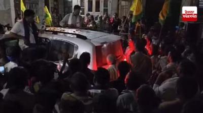 Dushyant Chautala & Chandrashekhar Azad Attacked