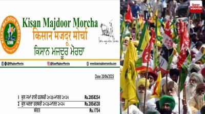 Kisan Mazdoor Morcha  funds details News in punjabi 