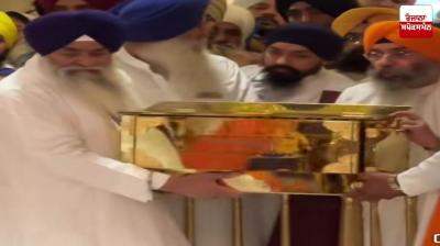 'The two harmoniums offered at Sri Harmandir Sahib are not made of gold'
