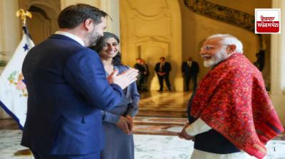 PM Modi meets US Vice President JD Vance and his wife Usha