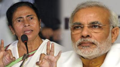 Mamata-Banerjee and PM Modi 