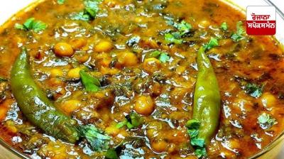Make delicious spinach-channa dal in winter