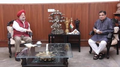 Union minister Hardeep Puri raises issue concerning overbridge at Bathinda with Nitin Gadkari