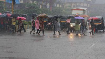 Rain in many areas including delhi