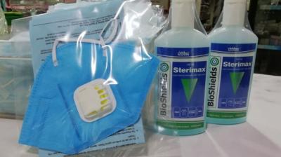 Coronavirus Covid-19 sanitizer mask 