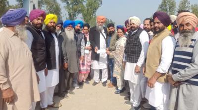 Gives cheques worth Rs.8 lakh to four govt schools and Rs.1 lakh to welfare club