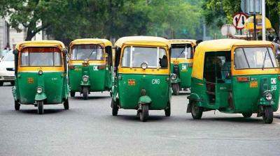 Cab-Auto Sanyukat Morcha Protest 