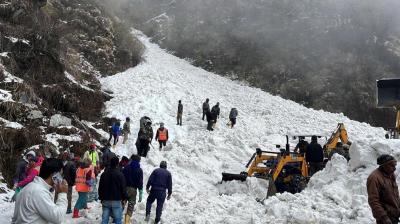 Major avalanche in Sikkim's Nathula 