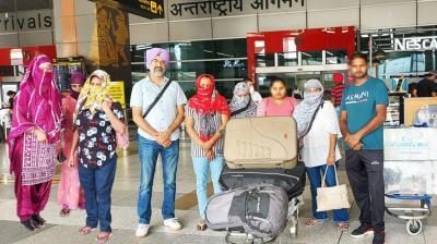 7 more women stuck in Oman returned to their homeland