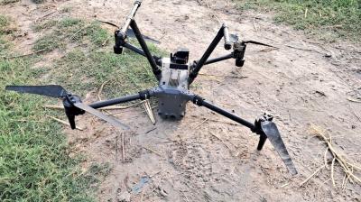 drone recovered by BSF