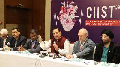 during a conference in chandigarh 