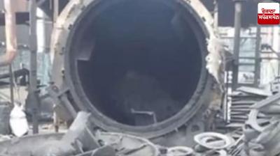 Uttar Pradesh: Massive explosion in tire factory Uttar Pradesh: Massive explosion in tire factory