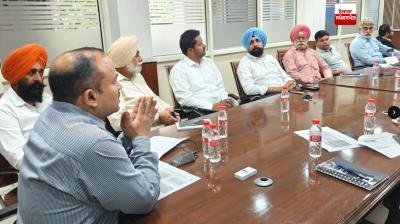 Chief Electoral Officer Sibin C holds meeting with representatives of all political parties in the state