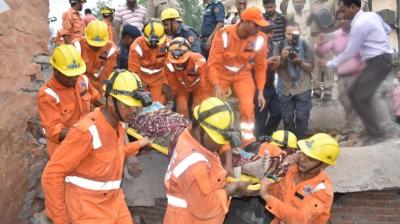 NDRF rescue maharashtra train assam bihar floods