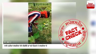 Fact Check Video of people growing vegetables by injecting is scripted drama