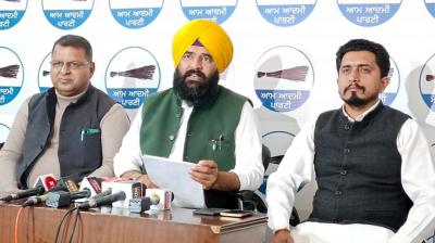 AAP declared CM Channi's report card a bundle of lies and betrayal of Punjabis
