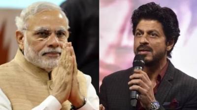  PM Modi ,Shah Rukh Khan