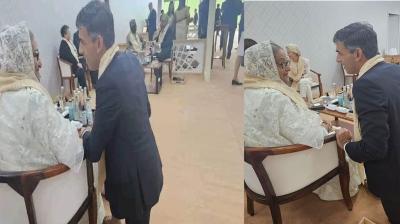 Rishi Sunak's "Adorable" Moment With Bangladesh PM Sheikh Hasina