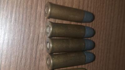  Four live cartridges of 32 bore were recovered from an NRI going to Pakistan