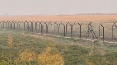 Drone at village metla