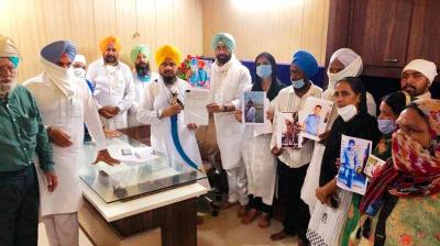  The victim's family met Jathedar Akal Takht under the leadership of Sukhpal Khaira