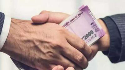 Vigilance nabs revenue Patwari, private person for taking bribe Rs. 5,000