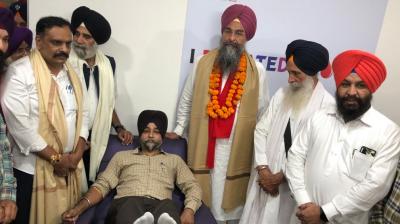 Kultar Sandhwan inaugurated Blood Bank at Joshan Hospital