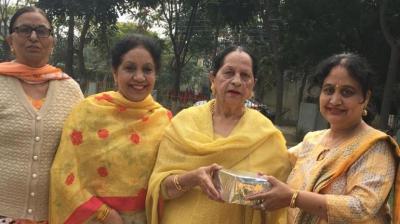 Basant Panchami celebrate with children