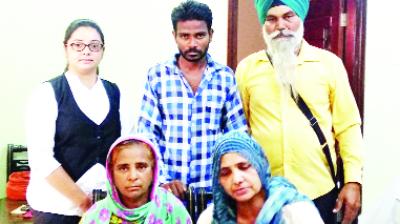Advocate Jagdeep Nagra and Victim's Family Members