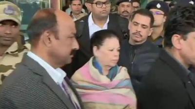 Robert Vadra and his Mother