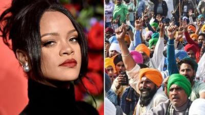 Hollywood actress Rihanna supports