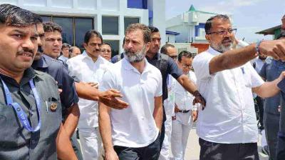 Manipur: Rahul Gandhi visits relief camp in Churachandpur