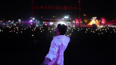 Suryaveer's first post-pandemic live performance at Bharat Bhagya Vidhata Red Fort Festival
