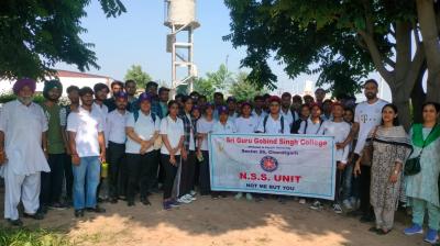 Swachhta Hi Seva Campaign 2023 organized by Sri Guru Gobind Singh College