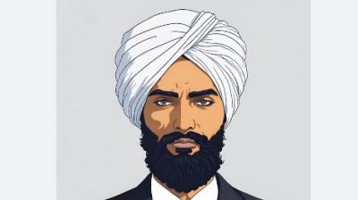 When beard case and turban saved life