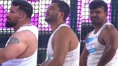 Indians swept all the three medals in men's F54/55/56 discus throw