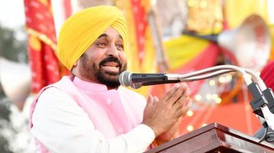 CM Bhagwant Mann during Dussehra festival 