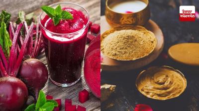 Applying beetroot and multani clay will remove the shadows on the face Beauty Tips