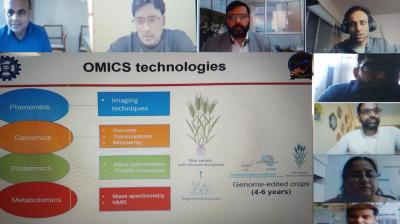  P.A.U. Conducted an online symposium on data analysis of Omix