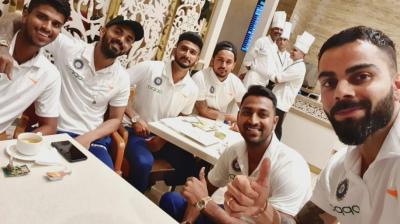 Virat kohli with others