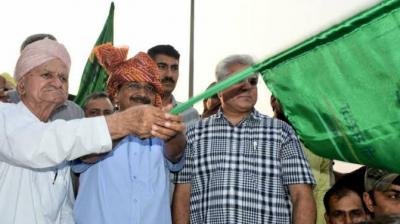 Delhi CM Arvind Kejriwal flags off 104 new buses