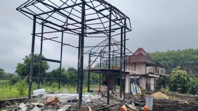 ਉਸਾਰੀ ਅਧੀਨ ਇਮਾਰਤ ਦੀ ਡਿੱਗੀ ਛੱਤ