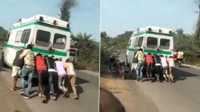 Ambulance running out of oil in the case of the patient's death